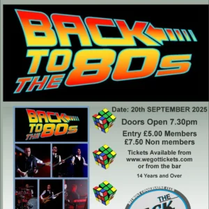 Back to the 80's - Non Members Tickets